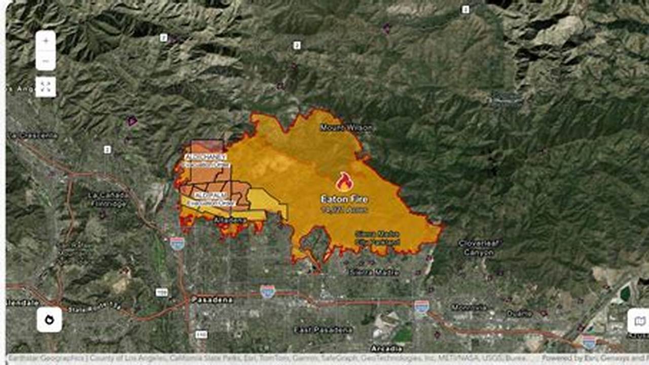 Ca Wildfires 2025 Map Update Map