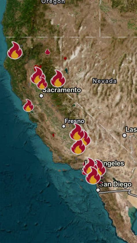 29 California Fire Satellite Map Maps Online For You