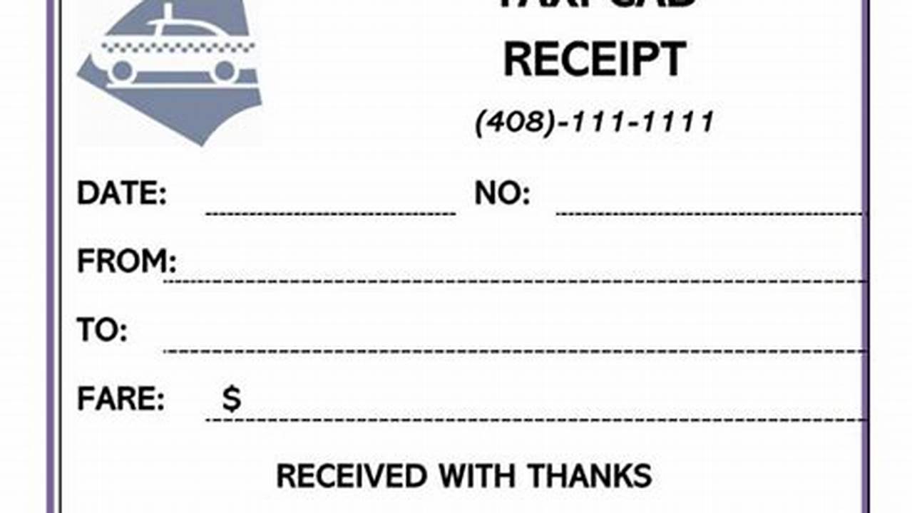 The Ultimate Guide to Cab Receipt Templates