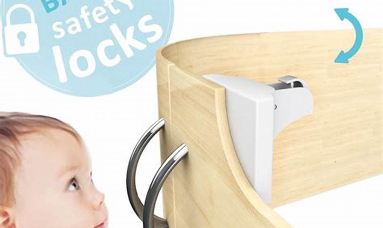 Cabinet locks for baby-proofing