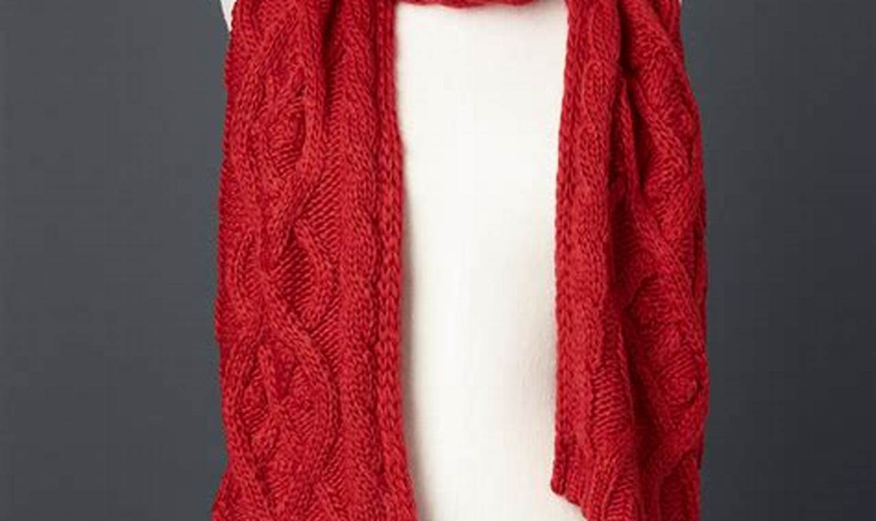 Cable Knit Scarf: A Timeless Accessory for Fashion and Warmth