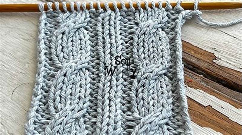 Cable Braid Pattern