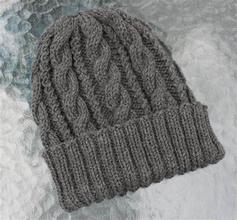 Cable Knit Cap Pattern
