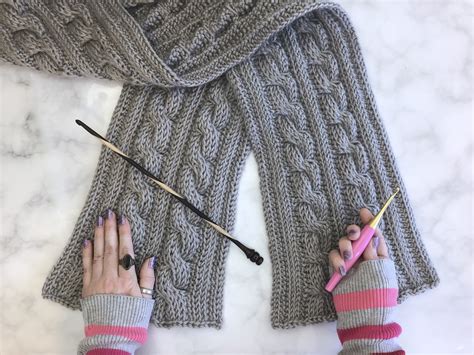 Cable Scarf Pattern Crochet