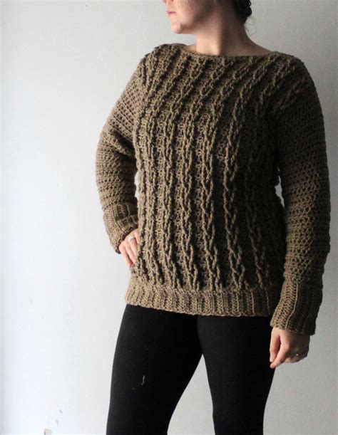Cable Sweater Crochet