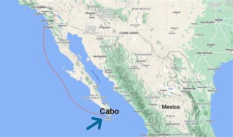Where is Cabo San Lucas on map Mexico