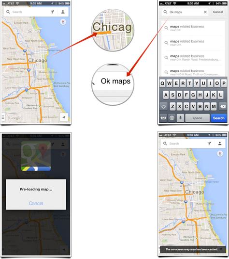 Cache Google Maps For Offline Use
