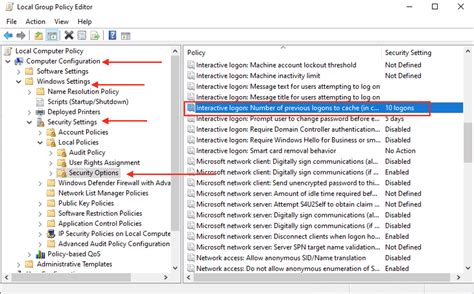 Cached Domain Logon Information