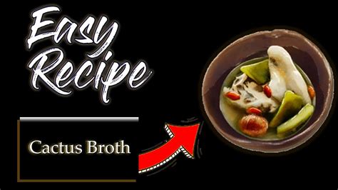 Cactus Broth Recipe