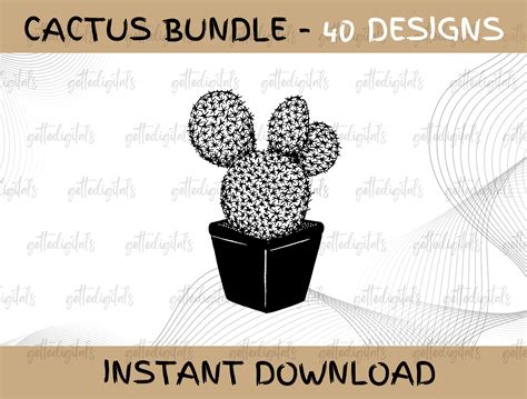 Download Cactus Bundle For Silhouette