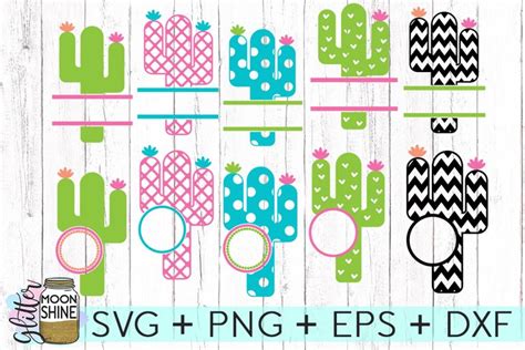 Download Cactus Frames Bundle Commercial Use DXF Files