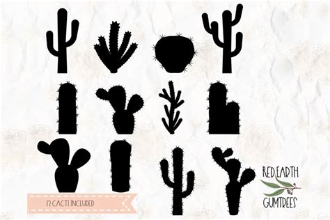Download Cactus Pots Bundle Silhouette DXF Files