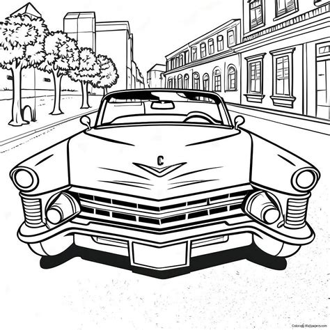 Cadillac Coloring Book