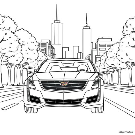Cadillac Coloring Pages For Kids   
