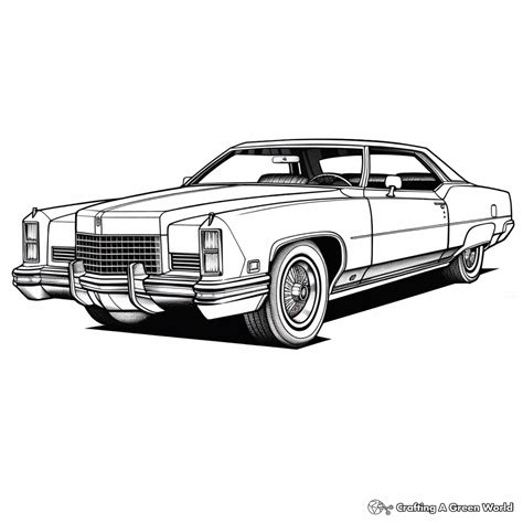 Cadillac Coloring Sheets