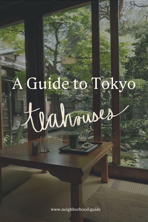 Cafes and Teahouses Tokyo
