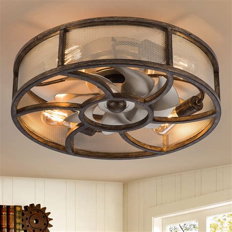 River Of Goods Industrial 52 in. Oil Rubbed Bronze Caged Ceiling Fan w HOME DECORATORS OUTLET