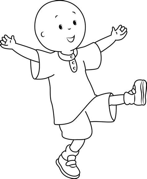 Caillou Color Pages