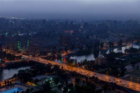 Cairo Cityscape at Night