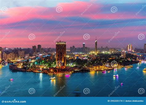 Cairo sunset view
