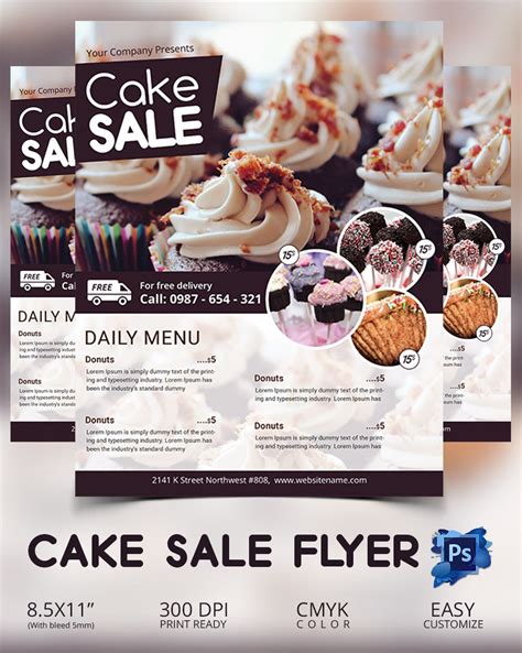 Cake Flyer Design on Behance