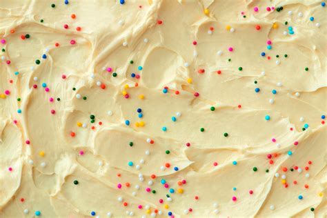 Cake Frosting and Texture
