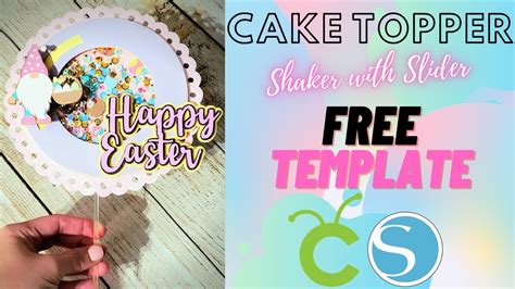 Download Cake Topper Slider Shaker Template Commercial Use Free PSD Mockups