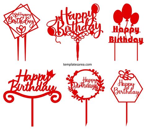 Indulge in Sweet Delights with Our Stunning Cake Topper SVG Free Collection!