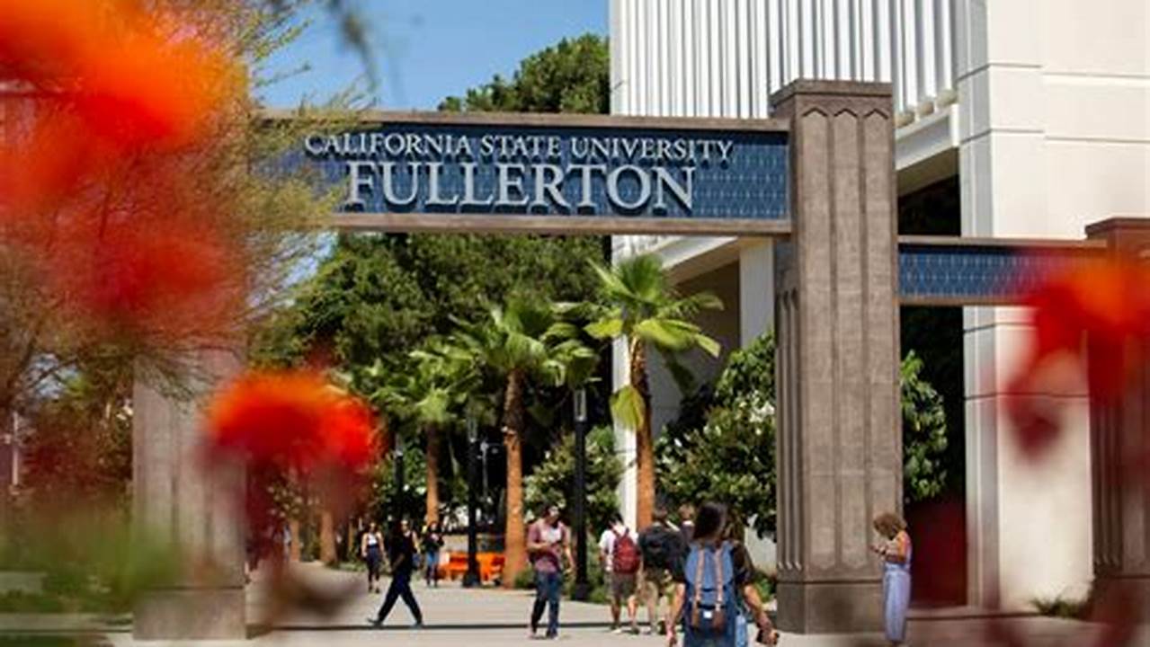 Cal State Fullerton Class Schedule Spring 2025