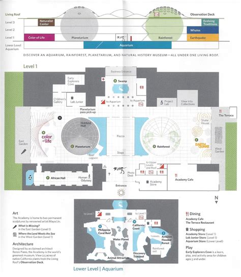 Cal Academy Of Sciences Map