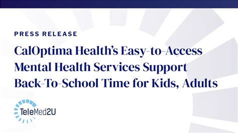 CalOptima Mental Health Benefits Image