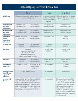 CalOptima Mental Health Eligibility Image