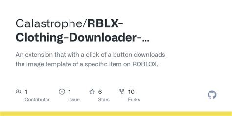 Calastrophe/RBLX-Clothing-Downloader-Extension: An  - GitHub
