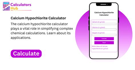 Calcium Hypochlorite Calculator