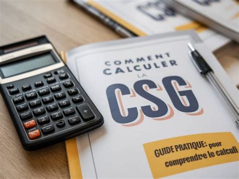 Calcul de la CSG