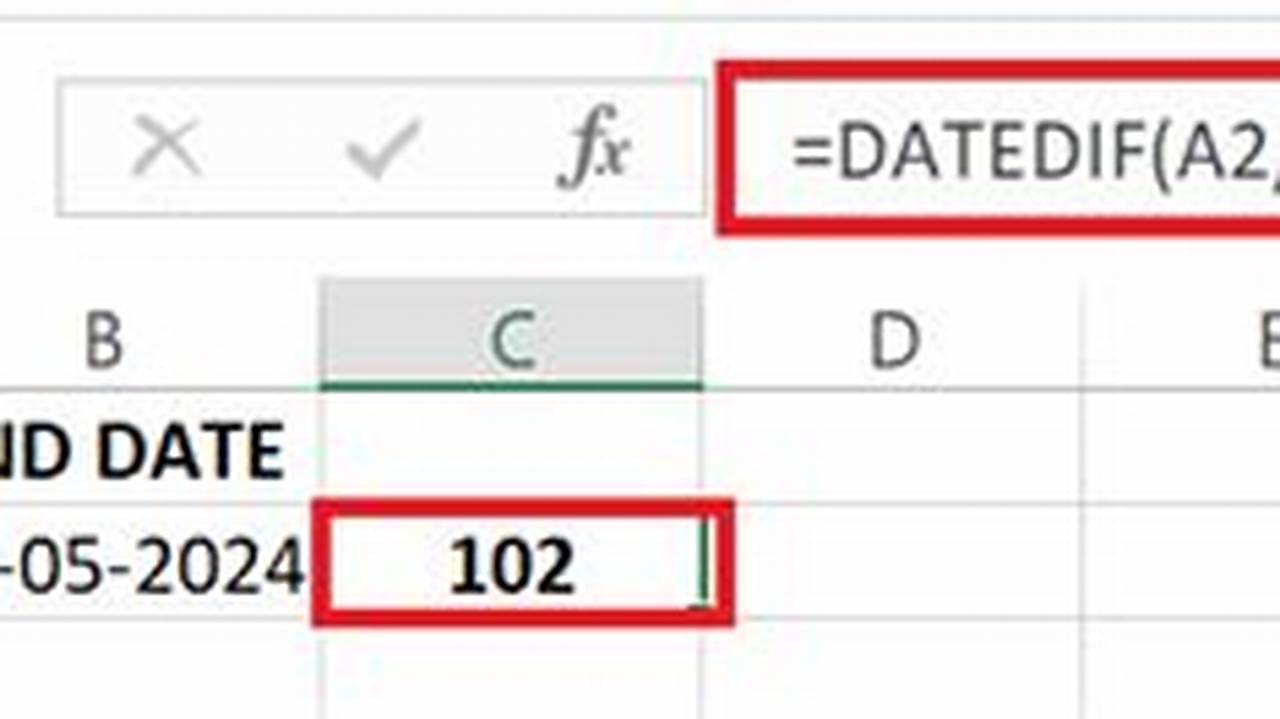 Calculate How Long Until A Date In Total Number Of Days., 2025