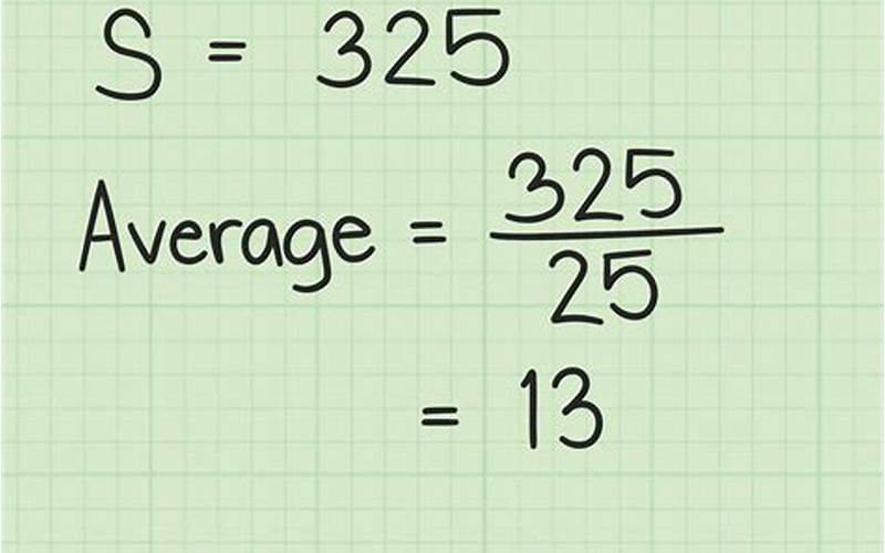 Calculate The Average