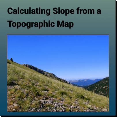 GEL1010 Topo Slope & Slope Angles YouTube