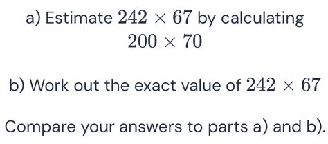 Calculating the Exact Value