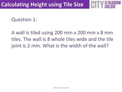 Calculating the Total Tiled Area