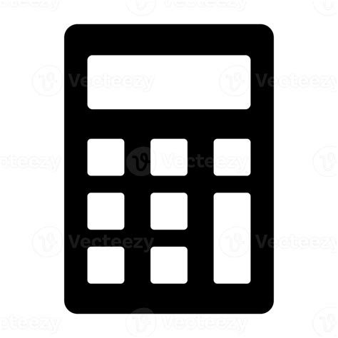 Calculator Icon Black