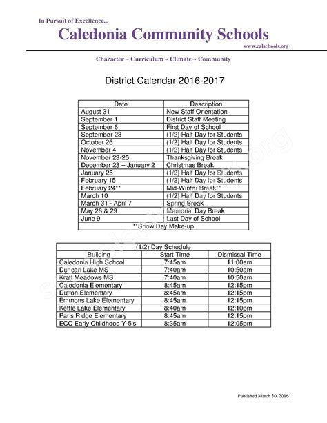 Caledonia County Criminal Court Calendar