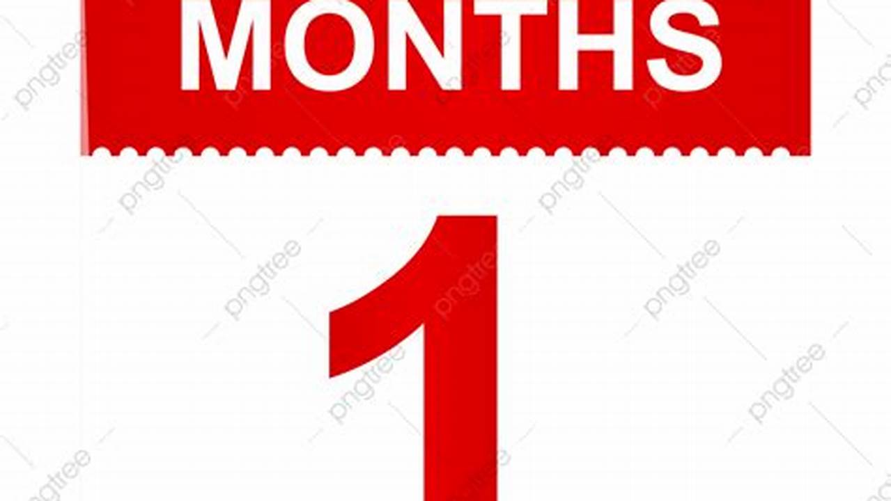 Calendar 1 Month