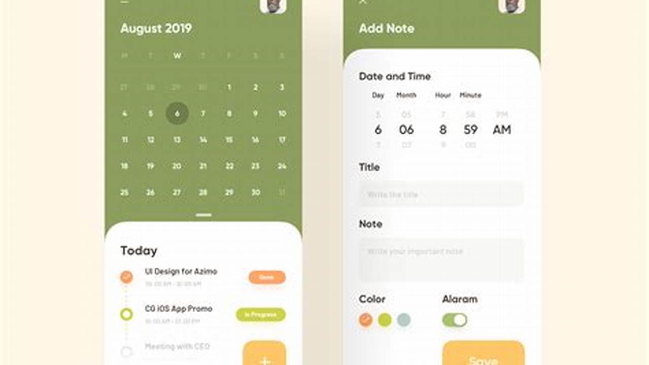 Calendar And Task App