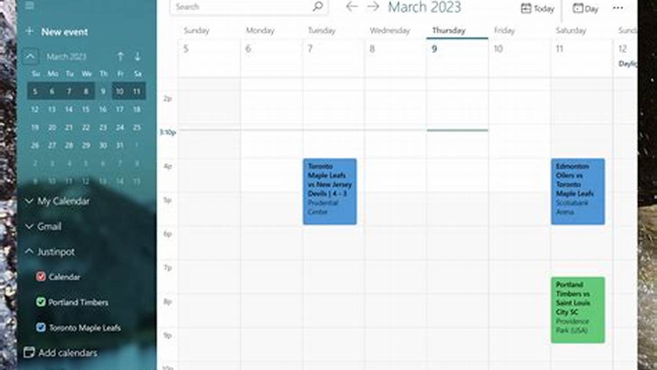 Calendar App For Windows 8
