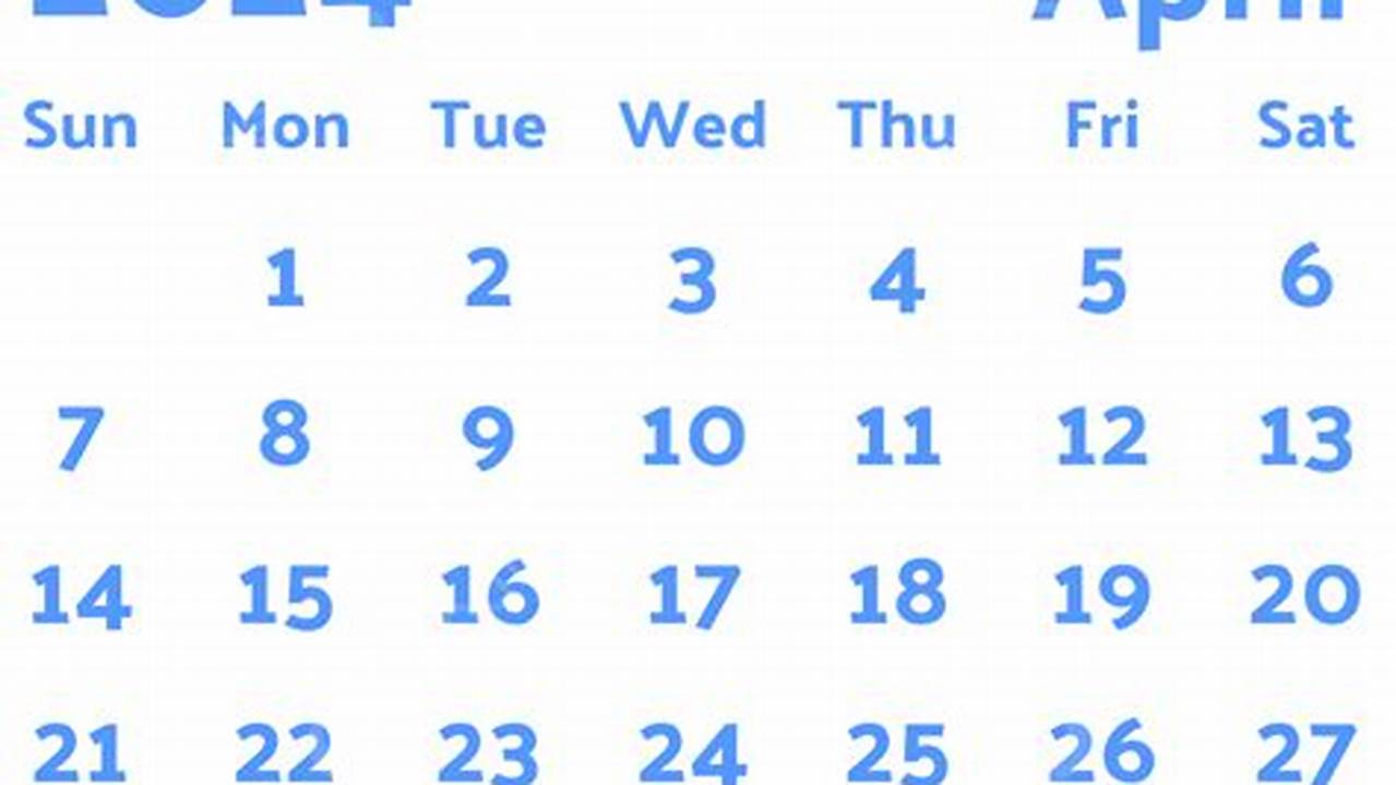 Calendar April 2024-December 2024-Dc