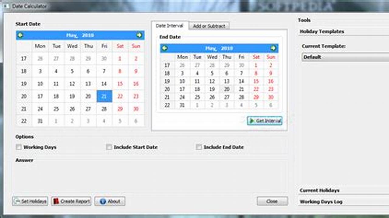 Calendar Calculator Add Days