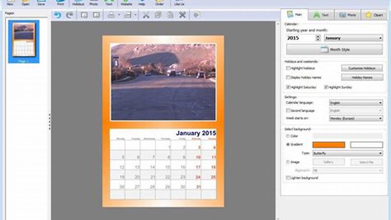 Calendar Creator Software Mac