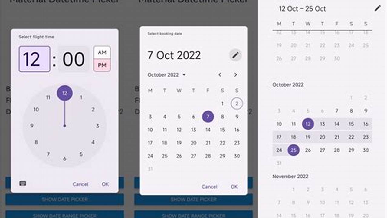 Calendar Date Picker React Native