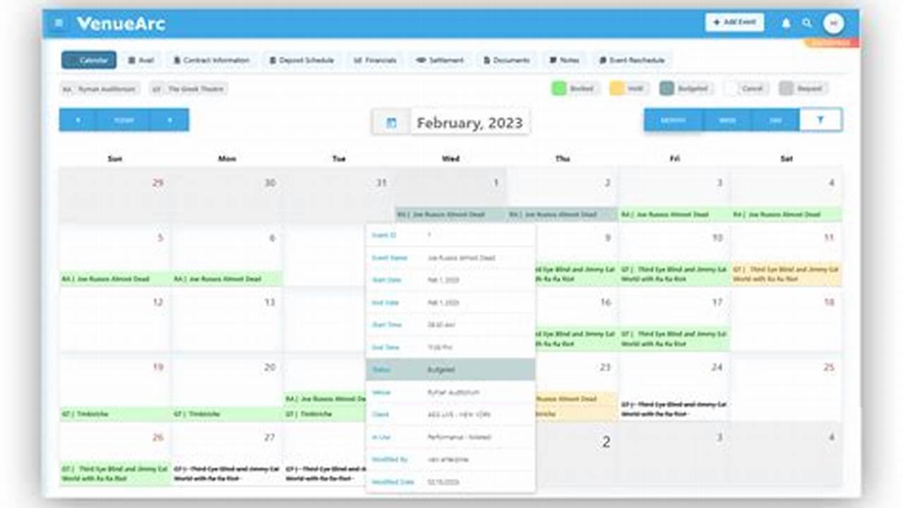 Calendar Event Software